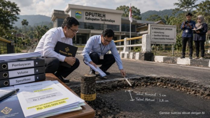 indikasi korupsi dputrlh kabupaten tasikmalaya - berita tasikmalaya